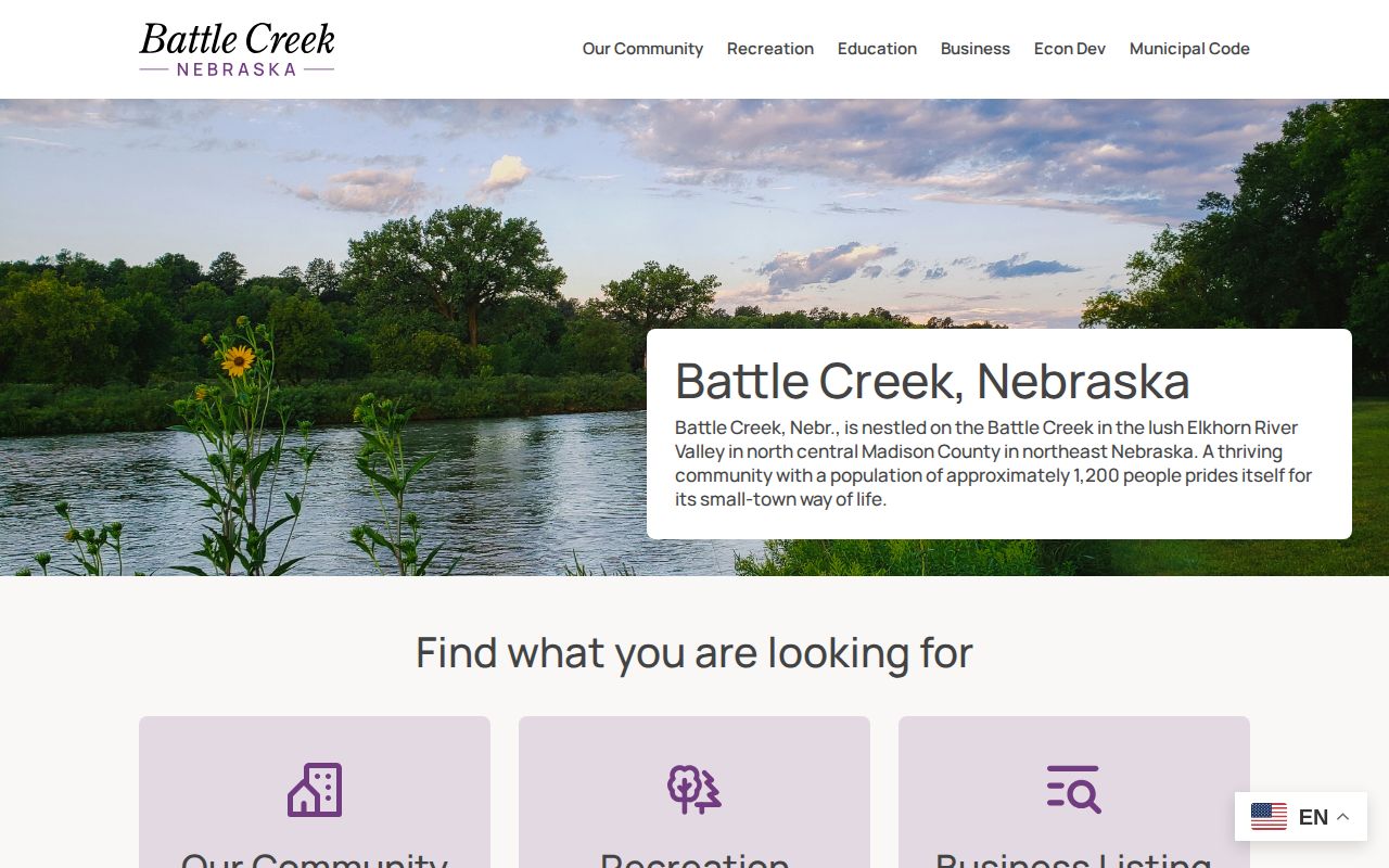 Battle Creek Madison County arrest-record contact route